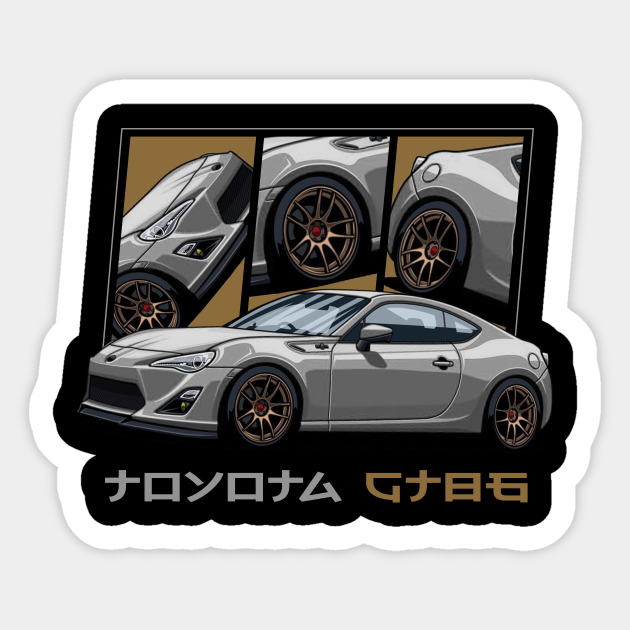 Toyota GT86, JDM Car Toyota Gt86 Sticker TeePublic